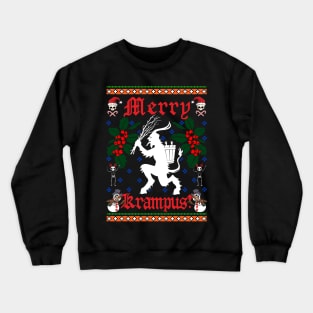 Merry Krampus Crewneck Sweatshirt